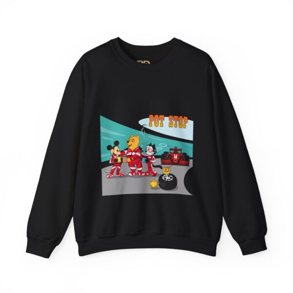 Felix, Mickey and Winnie at the pot stop Sweatshirt - Image 2