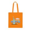 Winnie & Statue of Liberty Cotton Tote Bag - Image 4