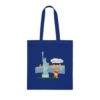 Winnie & Statue of Liberty Cotton Tote Bag - Image 5