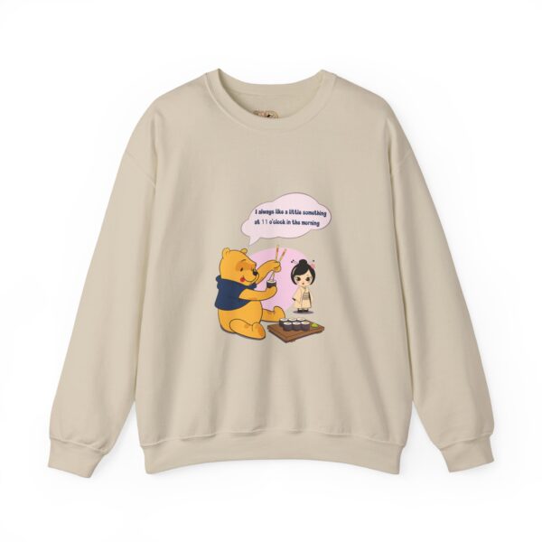 Winnie with a sushi Sweatshirt - Image 2