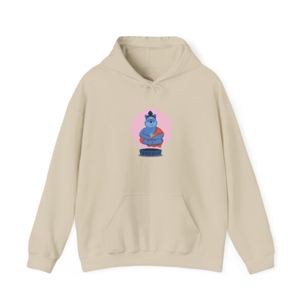 Winnie Buddha Unisex Hoodie - Spiritual Comfort Apparel - Image 3