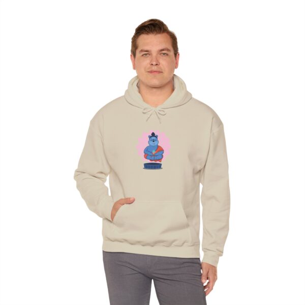 Winnie Buddha Unisex Hoodie - Spiritual Comfort Apparel - Image 4