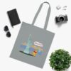 Winnie & Statue of Liberty Cotton Tote Bag