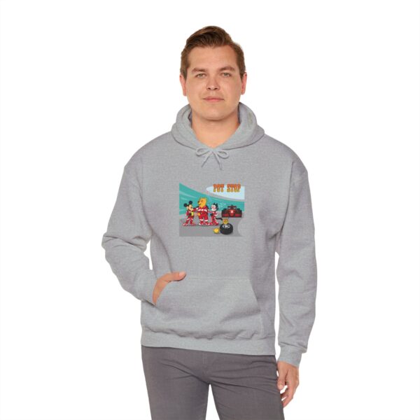 Felix, Mickey and Winnie at the pot stop Hoodie - Image 12