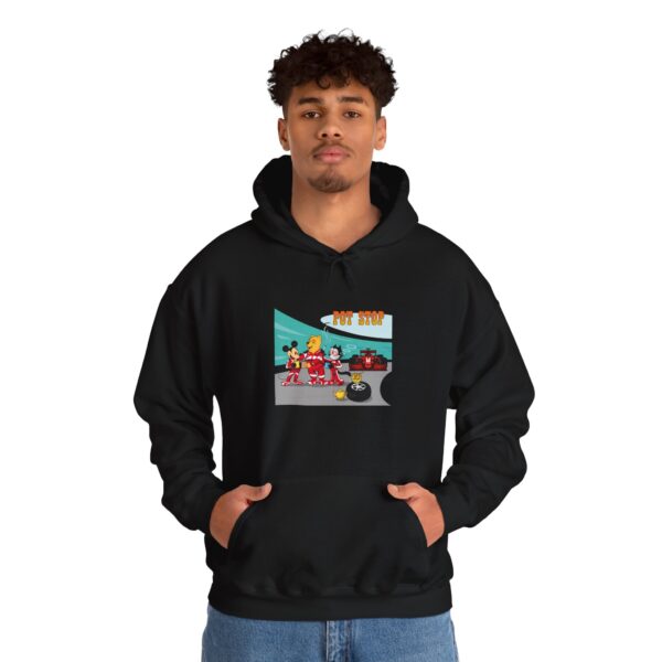 Felix, Mickey and Winnie at the pot stop Hoodie - Image 9