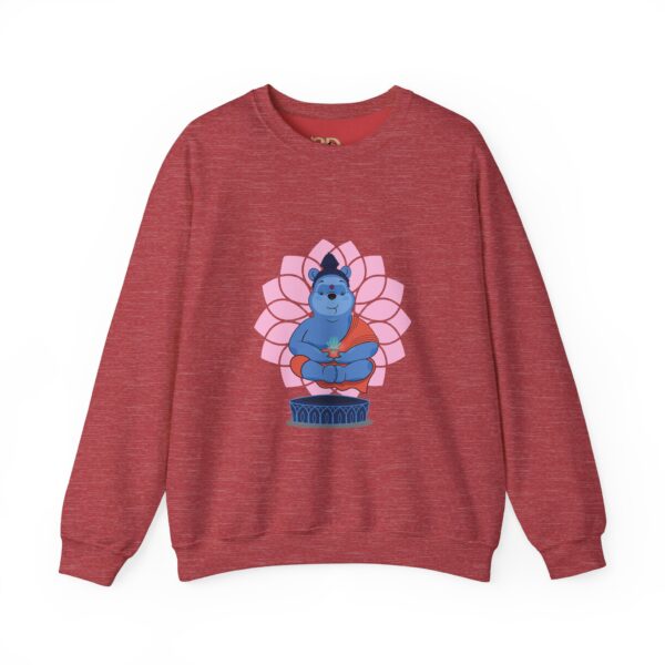 Winnie Buddha  Sweatshirt - Relaxed Vibe for Mindfulness and Cozy Comfort - Image 9