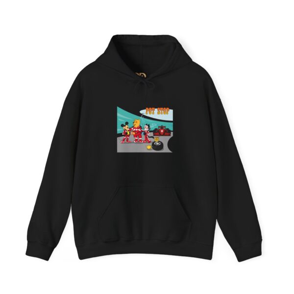 Felix, Mickey and Winnie at the pot stop Hoodie - Image 7