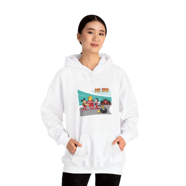 Felix, Mickey and Winnie at the pot stop Hoodie - Image 6