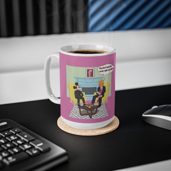 Mickey and Ze Mouse vs Tintin Trump Coffee Mug
