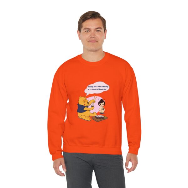 Winnie with a sushi Sweatshirt - Image 6