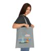 Winnie & Statue of Liberty Cotton Tote Bag - Image 3