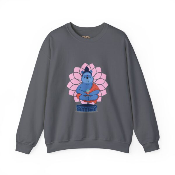 Winnie Buddha  Sweatshirt - Relaxed Vibe for Mindfulness and Cozy Comfort - Image 5