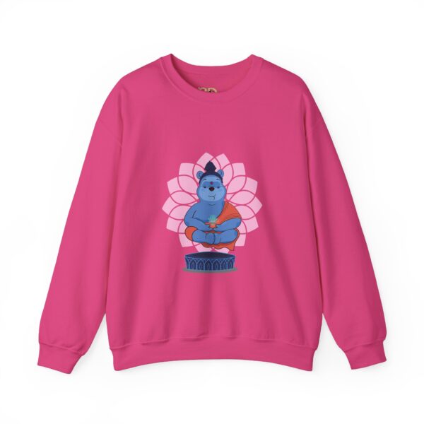 Winnie Buddha  Sweatshirt - Relaxed Vibe for Mindfulness and Cozy Comfort - Image 7