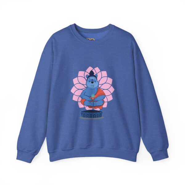 Winnie Buddha  Sweatshirt - Relaxed Vibe for Mindfulness and Cozy Comfort - Image 3