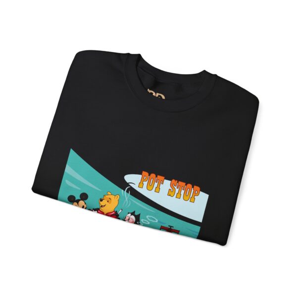 Felix, Mickey and Winnie at the pot stop Sweatshirt - Image 3