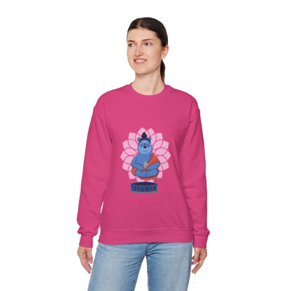 Winnie Buddha  Sweatshirt - Relaxed Vibe for Mindfulness and Cozy Comfort - Image 8