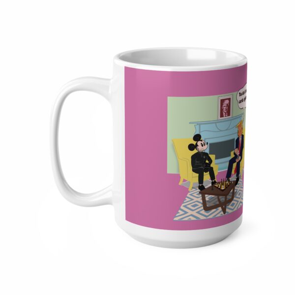 Mickey and Ze Mouse vs Tintin Trump Coffee Mug - Image 3