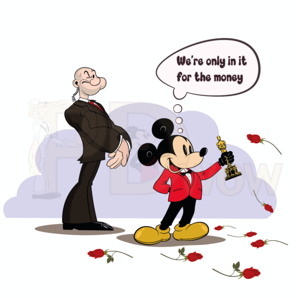Mickey the Star and Popeye Security Guy