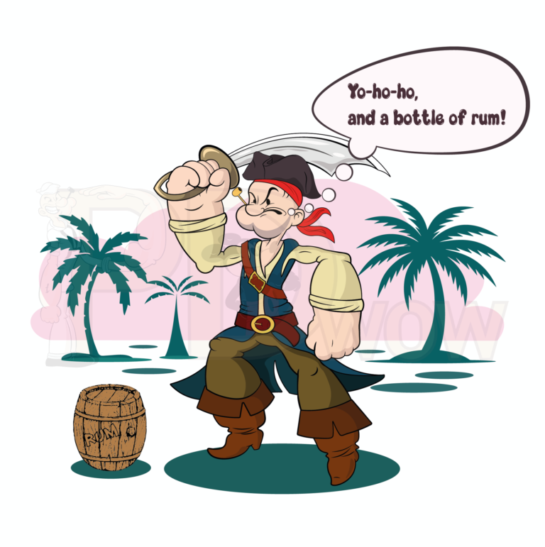 cartoon pirate artwork