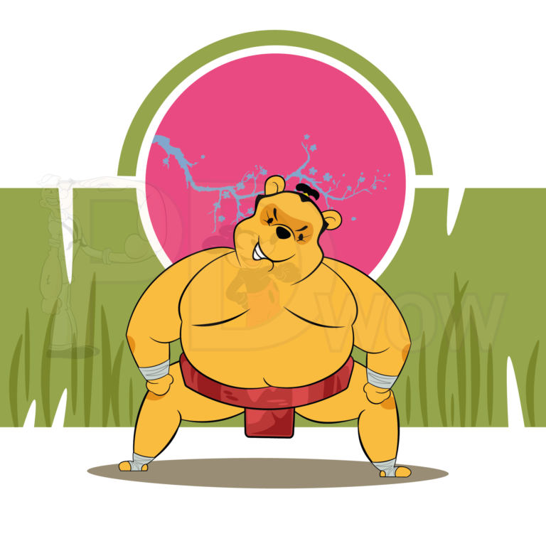 sumo cartoon art