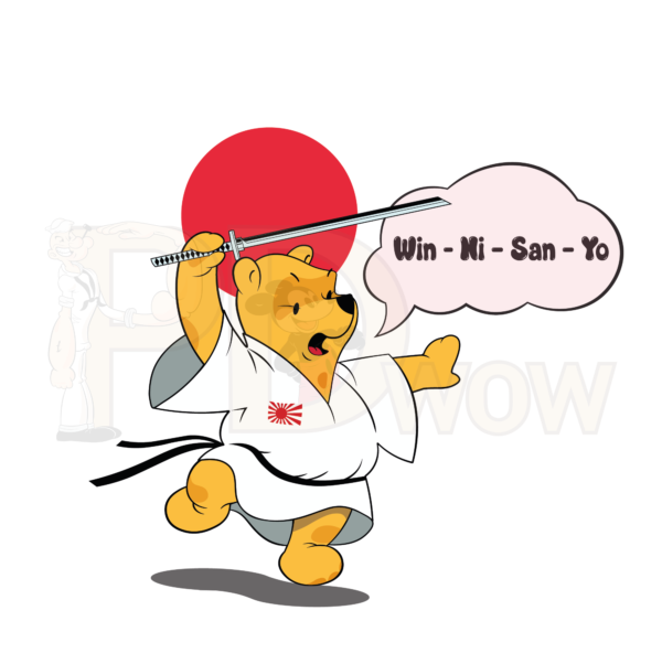 Winnie doing martial arts