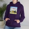 Sherlock, Winnie and Popeye sitting on a Bench Hoodie - Image 18
