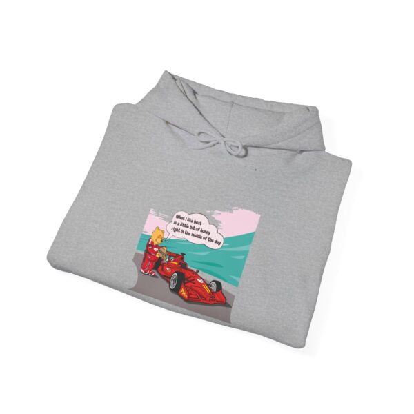 Winnie is refueling a race car Hoodie - Image 8