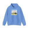 Sherlock, Winnie and Popeye sitting on a Bench Hoodie - Image 13
