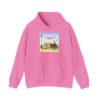 Sherlock, Winnie and Popeye sitting on a Bench Hoodie - Image 2
