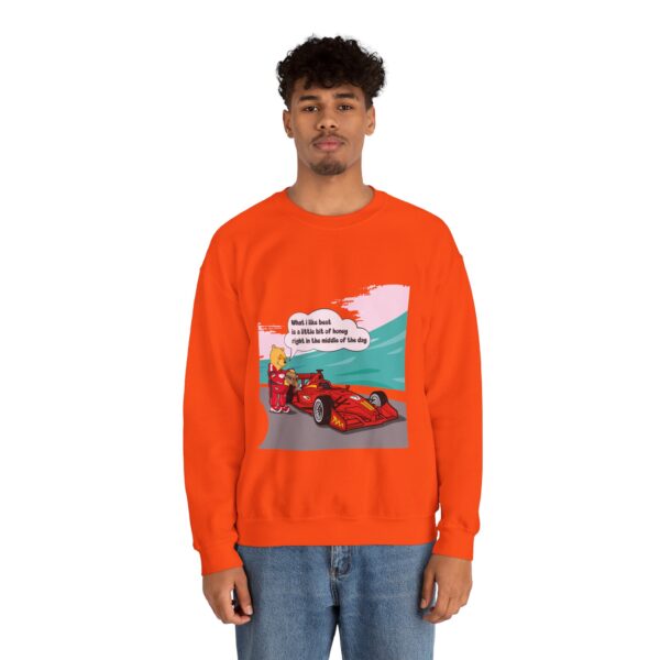 Winnie is refueling a race car Sweatshirt - Image 6