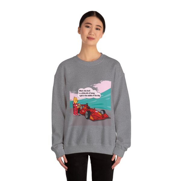 Winnie is refueling a race car Sweatshirt - Image 9