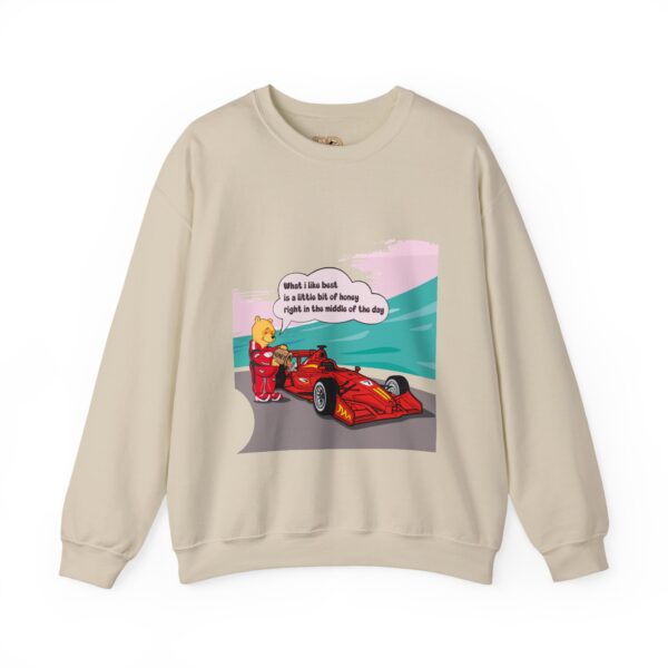 Winnie is refueling a race car Sweatshirt - Image 2