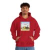 Sherlock, Winnie and Popeye sitting on a Bench Hoodie - Image 21