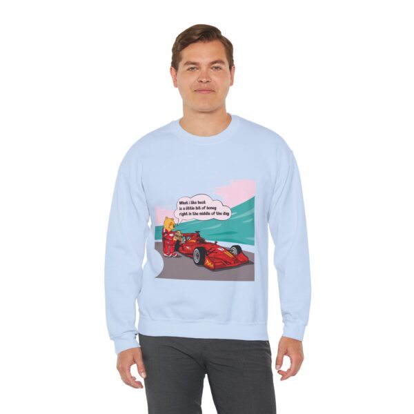 Winnie is refueling a race car Sweatshirt - Image 12