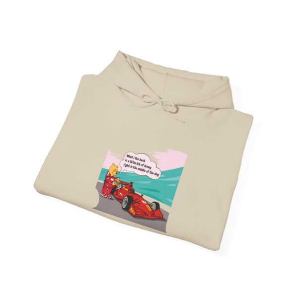 Winnie is refueling a race car Hoodie - Image 5