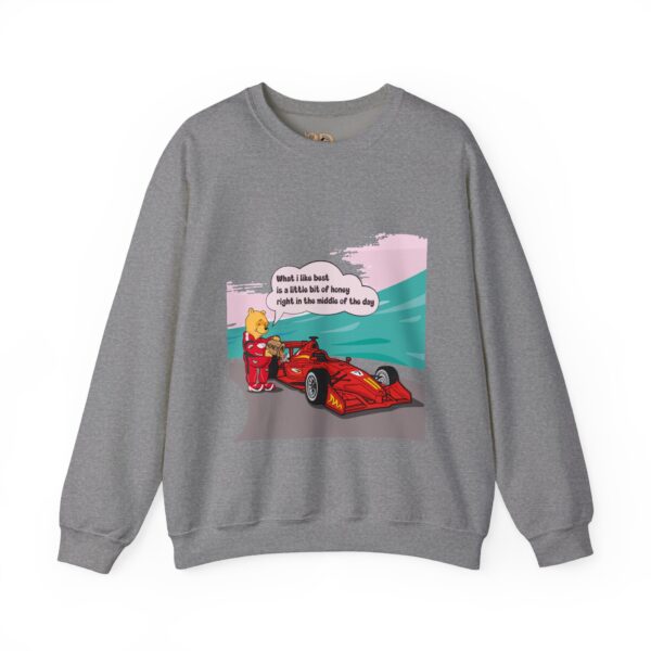 Winnie is refueling a race car Sweatshirt - Image 7