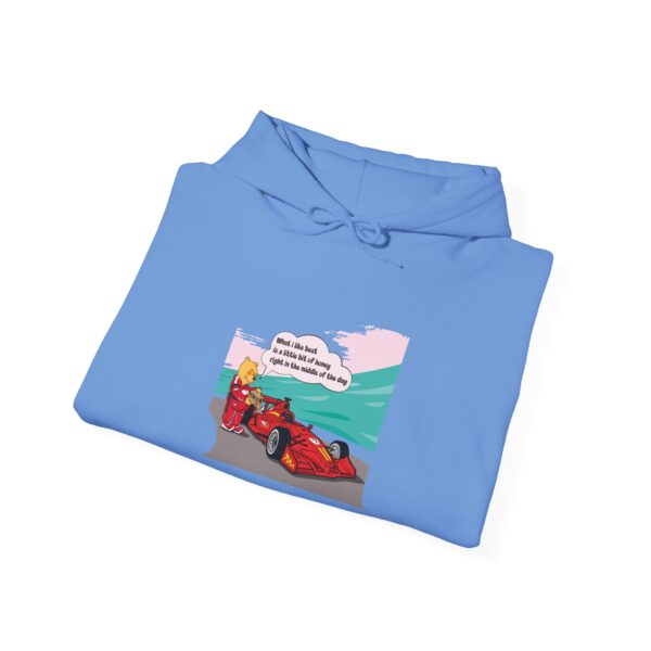 Winnie is refueling a race car Hoodie - Image 11