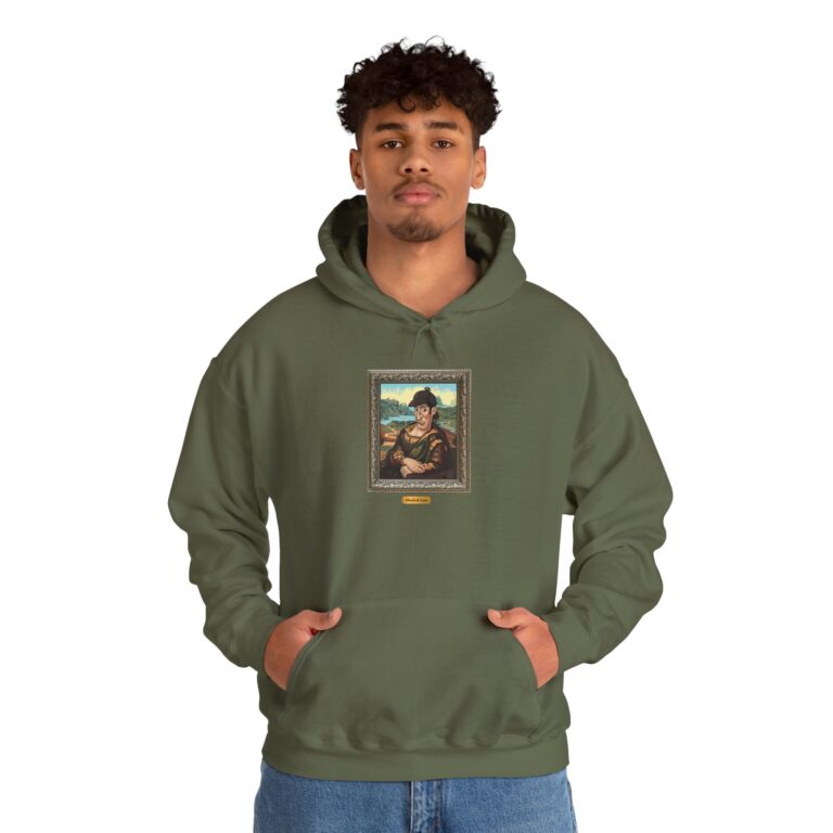 Classic Cartoon Portrait Hoodie – Mystery Pop Art Fusion