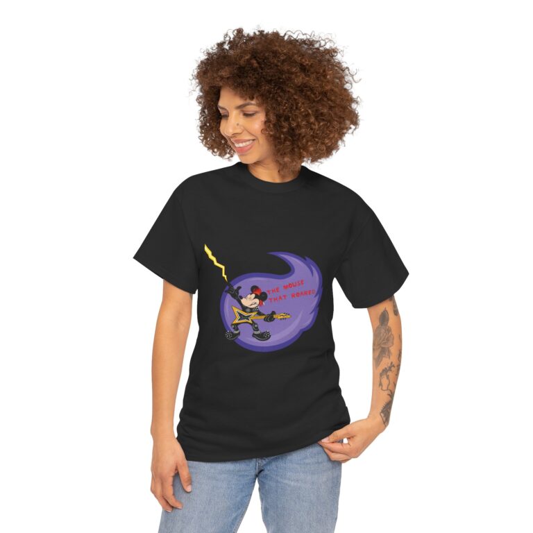Heavy Metal Rebel Illustration T-Shirt