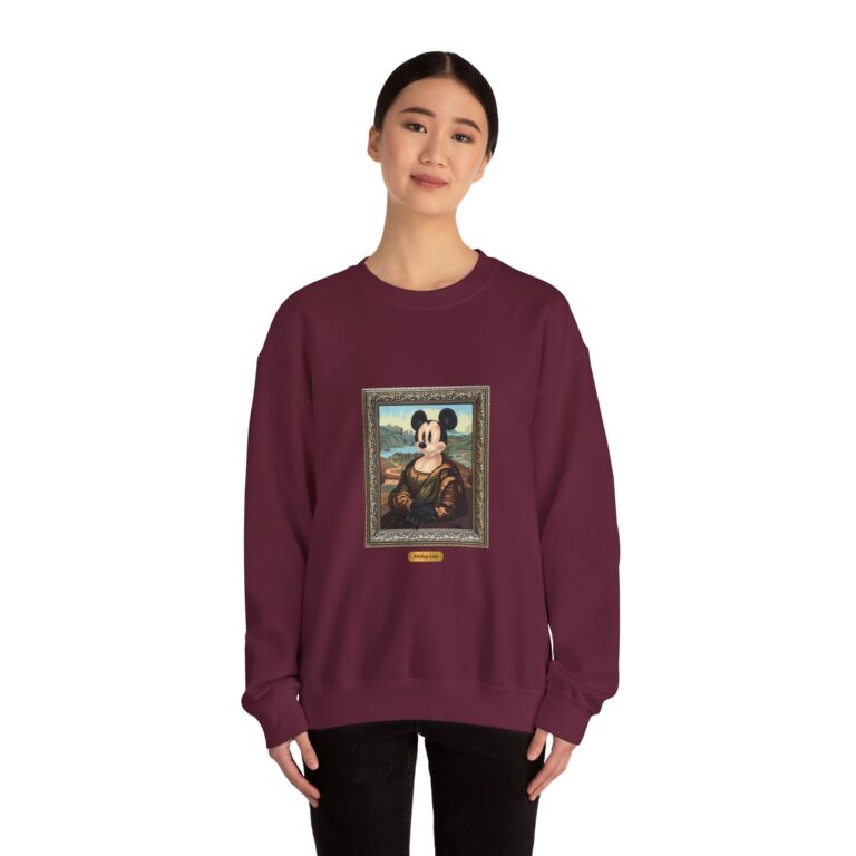 Playful Cartoon Icon in Renaissance Portrait Art Sweatshirt