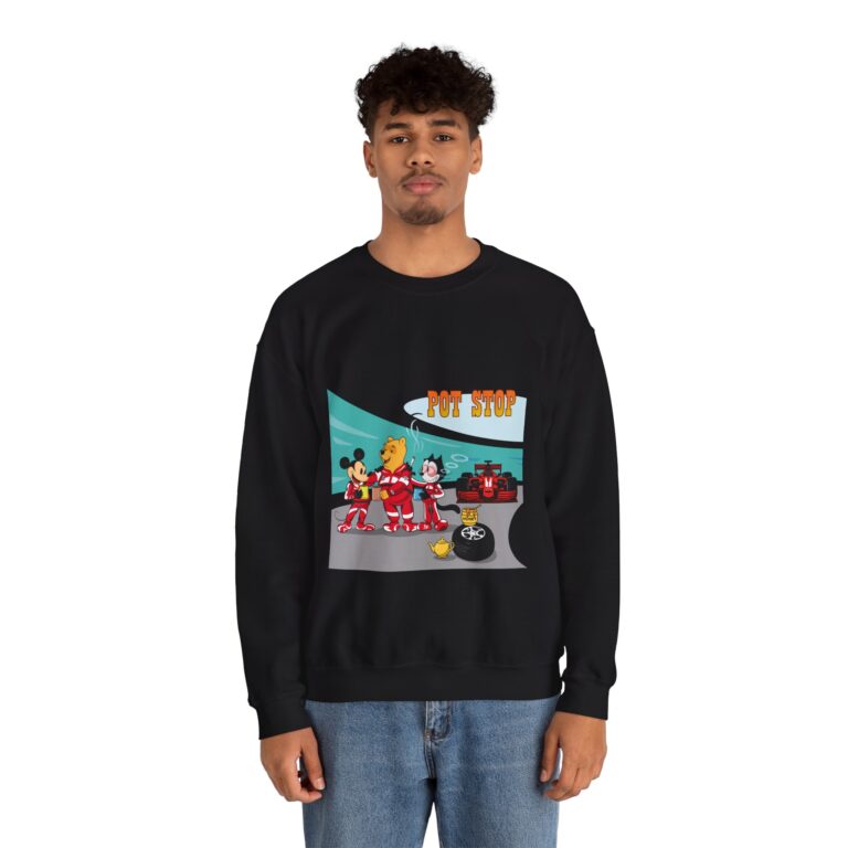 Playful Racing Break Illustration Art Sweatshirt