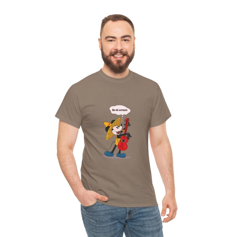 Colorful Guitarist Illustration T-Shirt