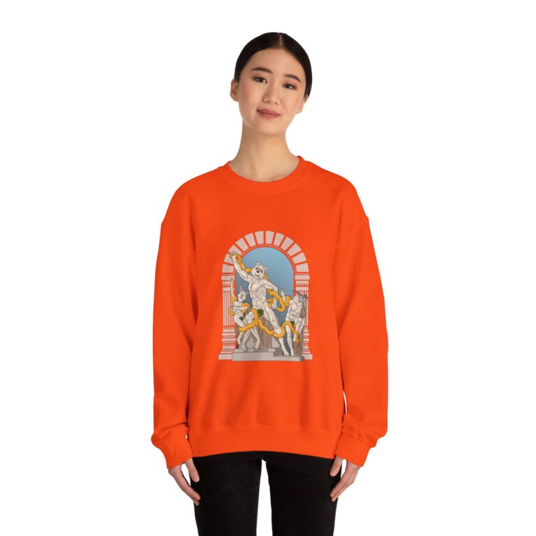 Animated Laocoön Mythology Art Sweatshirt