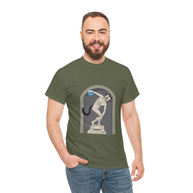 Dynamic Athletic Figure Illustration T-Shirt