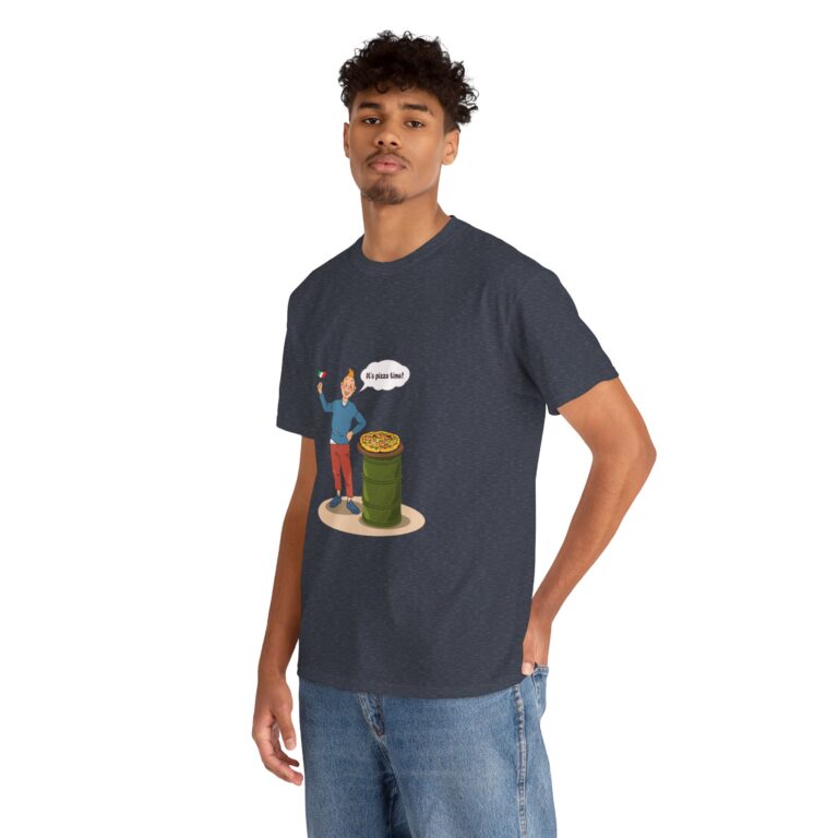 cartoon pizza t-shirt