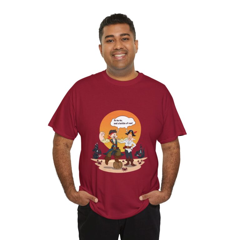 Playful Pirate Crew Illustration T-Shirt