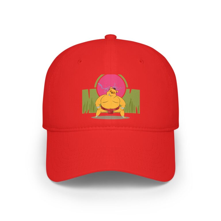 Storybook Bear Character Sumo Strength Art Cap