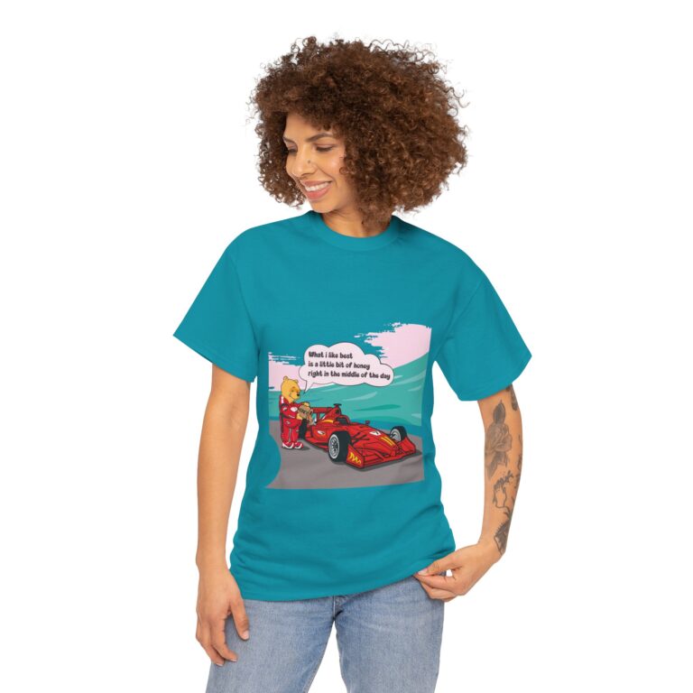Playful Racing Pit Stop Illustration T-Shirt