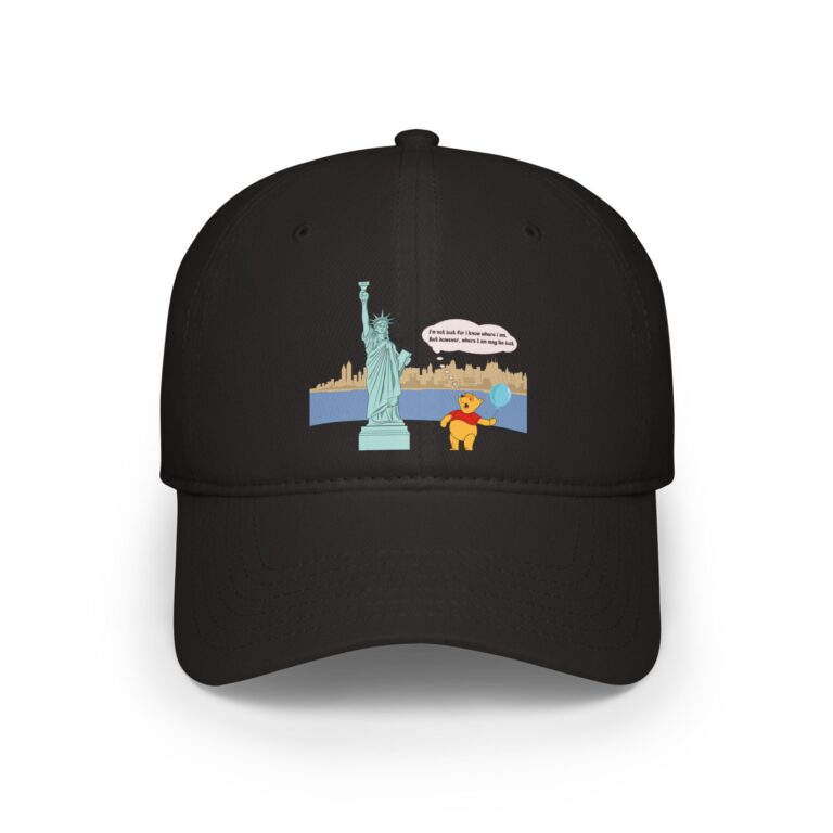 Storybook Bear Character Liberty Landmark Art Cap